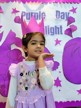 PURPLE DAY  DELIGHT AT UDAYAN KIDZ GURUGRAM SEC 108