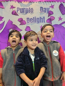 PURPLE DAY  DELIGHT AT UDAYAN KIDZ GURUGRAM SEC 108