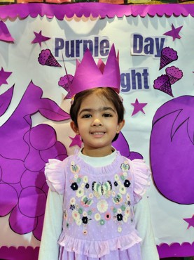 PURPLE DAY  DELIGHT AT UDAYAN KIDZ GURUGRAM SEC 108