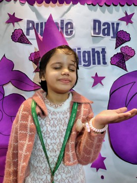 PURPLE DAY  DELIGHT AT UDAYAN KIDZ GURUGRAM SEC 108