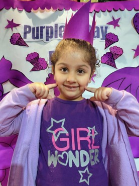 PURPLE DAY  DELIGHT AT UDAYAN KIDZ GURUGRAM SEC 108