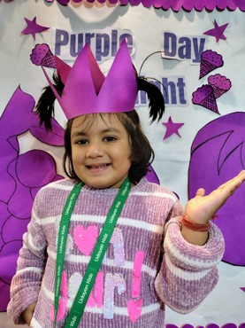 PURPLE DAY  DELIGHT AT UDAYAN KIDZ GURUGRAM SEC 108