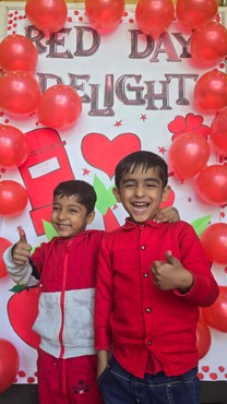 RED DAY DELIGHT AT UDAYAN KIDZ GURUGRAM