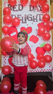 RED DAY DELIGHT AT UDAYAN KIDZ GURUGRAM