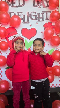 RED DAY DELIGHT AT UDAYAN KIDZ GURUGRAM