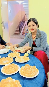 FRUITS SALAD MAKING ACTIVITY AT ASHIAYANA NAGAR, PATNA