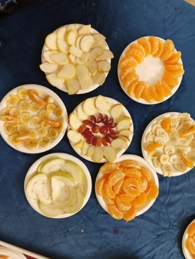 FRUITS SALAD MAKING ACTIVITY AT ASHIAYANA NAGAR, PATNA