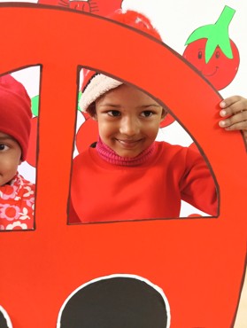 RED COLOUR DAY CELEBRATION AT UDAYAN KIDZ ASHIYANA, NAGAR