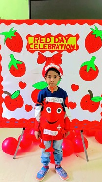 RED COLOUR DAY CELEBRATION AT UDAYAN KIDZ ASHIYANA, NAGAR