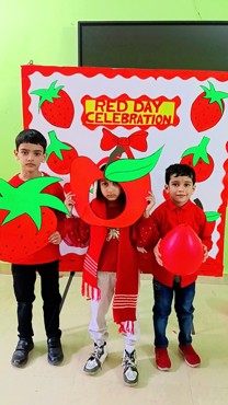 RED COLOUR DAY CELEBRATION AT UDAYAN KIDZ ASHIYANA, NAGAR