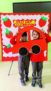 RED COLOUR DAY CELEBRATION AT UDAYAN KIDZ ASHIYANA, NAGAR