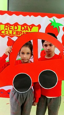 RED COLOUR DAY CELEBRATION AT UDAYAN KIDZ ASHIYANA, NAGAR