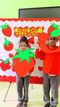 RED COLOUR DAY CELEBRATION AT UDAYAN KIDZ ASHIYANA, NAGAR