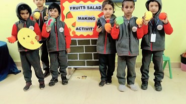 FRUITS SALAD MAKING ACTIVITY AT ASHIAYANA NAGAR, PATNA