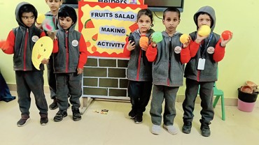 FRUITS SALAD MAKING ACTIVITY AT ASHIAYANA NAGAR, PATNA