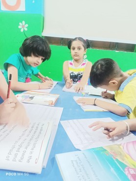 Summer camp week 4 Day 4 at Udayan kidz sec-8