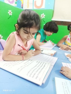 Summer camp week 4 Day 4 at Udayan kidz sec-8