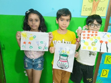 Summer camp week 4 Day 4 at Udayan kidz sec-8