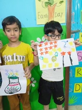 Summer camp week 4 Day 4 at Udayan kidz sec-8