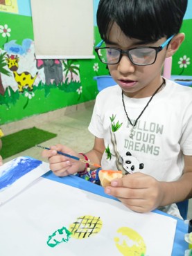 Summer camp week 4 Day 4 at Udayan kidz sec-8
