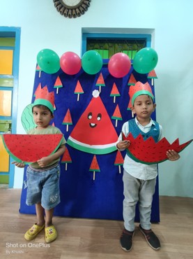 A WATER  MELON PARTY EXTRAVAGANZA AT AG COLONY PATNA