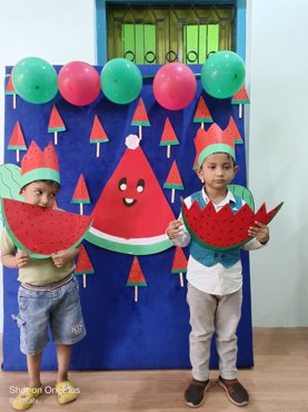 A WATER  MELON PARTY EXTRAVAGANZA AT AG COLONY PATNA