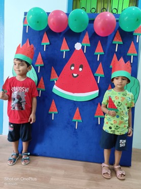 A WATER  MELON PARTY EXTRAVAGANZA AT AG COLONY PATNA