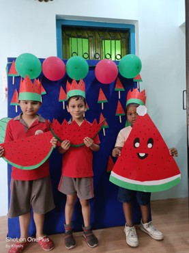 A WATER  MELON PARTY EXTRAVAGANZA AT AG COLONY PATNA
