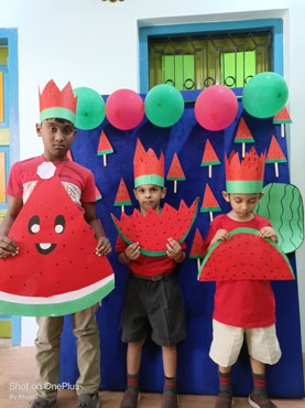 A WATER  MELON PARTY EXTRAVAGANZA AT AG COLONY PATNA