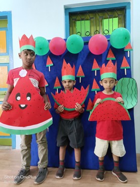 A WATER  MELON PARTY EXTRAVAGANZA AT AG COLONY PATNA