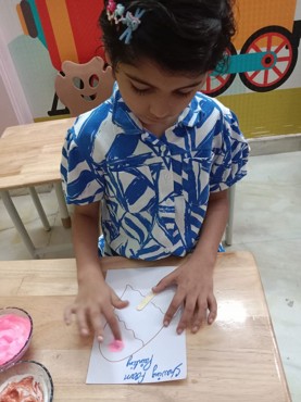SHAVING FOAM PAINTING