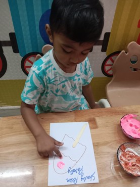 SHAVING FOAM PAINTING