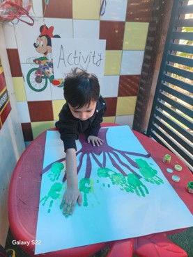 Children's day celebration at udayan kidz at sec-8