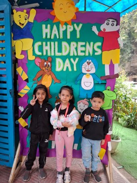 Children's day celebration at udayan kidz at sec-8