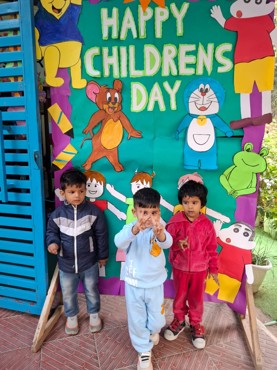 Children's day celebration at udayan kidz at sec-8