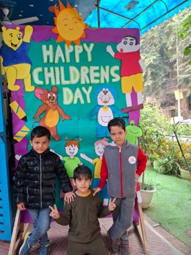Children's day celebration at udayan kidz at sec-8