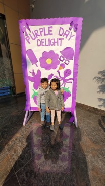 Celebrating Purple Day at Udayan Kidz, Sec 108