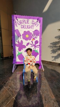 Celebrating Purple Day at Udayan Kidz, Sec 108
