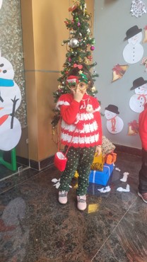 Celebrating Christmas Day at Gurugram Dector 108