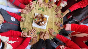 Celebrating Christmas Day at Gurugram Dector 108