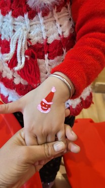 Celebrating Christmas Day at Gurugram Dector 108