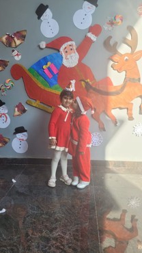 Celebrating Christmas Day at Gurugram Dector 108