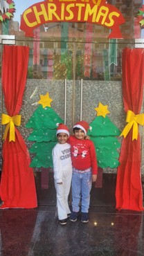 Celebrating Christmas Day at Gurugram Dector 108