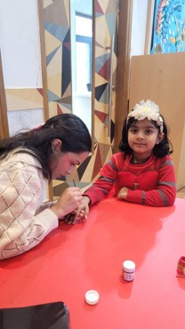 Celebrating Christmas Day at Gurugram Dector 108