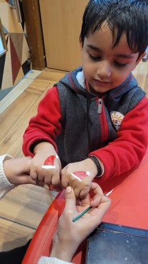 Celebrating Christmas Day at Gurugram Dector 108