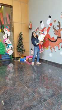 Celebrating Christmas Day at Gurugram Dector 108