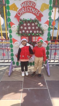 Celebrating Christmas Day at Gurugram Dector 108