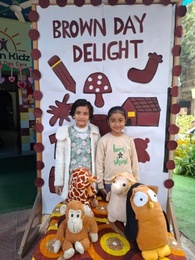 Brown day delight celebration at Udayan kidz sec-8