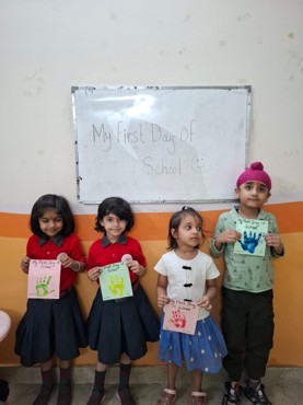 First day of school at udayan kidz sec-08