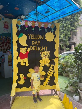Yellow day delight celebration at udayan kidz sec-08